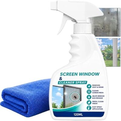 SURDVAS Window Mesh Screen Cleaner, Multi-Functional Glass Net Cleaner Tool for Dusty Corners, Effortless Windows Screen Cleaning Without Removal, Effectively Cleans Dust & Dirt from Windows Screens (1pcs) SURDVAS Window Mesh Screen Cleaner, Multi-Functional Glass Net Cleaner Tool for Dusty Corners, Effortless Windows Screen Cleaning Without Removal, Effectively Cleans Dust & Dirt from Windows Screens (1pcs)