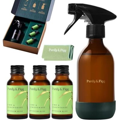 Purdy & Figg Bathroom Bliss Starter Kit Shower, Tile & Toilet 300ml Purdy & Figg Bathroom Bliss Starter Kit Shower, Tile & Toilet 300ml