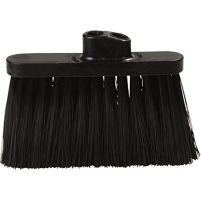 SPARTA Carlisle 3685403 Flo-Pac Duo Sweep Stiff Filament Light Industrial Broom Head, Polypropylene Bristles, 11" Trim x 11" Width Bristle, 7" Overall Length, Black SPARTA Carlisle 3685403 Flo-Pac Duo Sweep Stiff Filament Light Industrial Broom Head, Polypropylene Bristles, 11" Trim x 11" Width Bristle, 7" Overall Length, Black