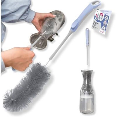York Bacteria Stop Bottle Brush, Grey-Blue, L York Bacteria Stop Bottle Brush, Grey-Blue, L
