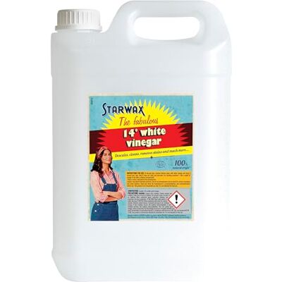 Starwax White Vinegar 14° Fabulous 5L - Household Cleaner Starwax White Vinegar 14° Fabulous 5L - Household Cleaner