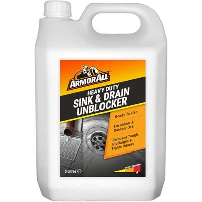 Armor All Heavy Duty Sink And Drain Unblocker Gel 5 Litres Clears Blocked Drains Armor All Heavy Duty Sink And Drain Unblocker Gel 5 Litres Clears Blocked Drains