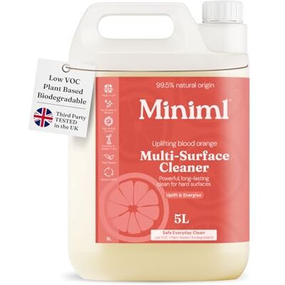 Miniml Eco Multi Surface Cleaner Spray 5L Refill – Blood Orange Miniml Eco Multi Surface Cleaner Spray 5L Refill – Blood Orange