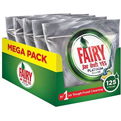 Fairy - Platinum - Lemon - Dishwasher tablets Fairy - Platinum - Lemon - Dishwasher tablets