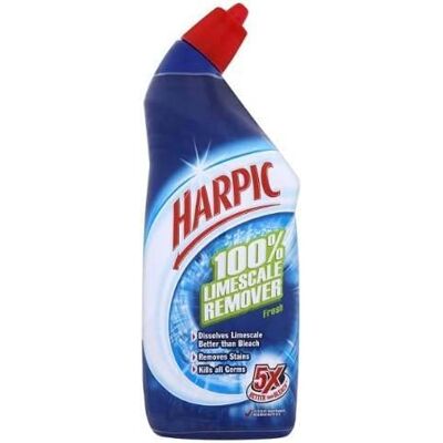 Harpic Limescale Remover Fresh 750ml (Pack of 6) – Powerful Toilet Cleaner for Tough Stains Harpic Limescale Remover Fresh 750ml (Pack of 6) – Powerful Toilet Cleaner for Tough Stains