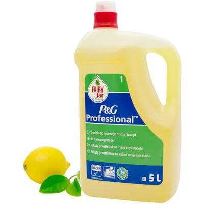 Fairy Professional Washing Up Liquid with Lemon Scent, Bulk Quantity, 5L Fairy Professional Washing Up Liquid with Lemon Scent, Bulk Quantity, 5L