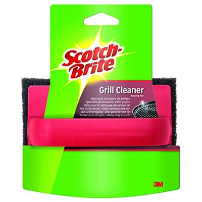 3M Scotch-Brite Grill Cleaner Scourer Plus Handle 3M Scotch-Brite Grill Cleaner Scourer Plus Handle