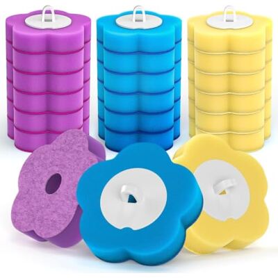 MIDERDO Disposable Toilet Brush Refills Heads 18Pack Toilet Wand Refill Pads with Built-in Cleaner, Hygienic Toilet Cleaning Replacement Heads, Ocean, Lavender & Lemon Scent for Bathroom Cleaning MIDERDO Disposable Toilet Brush Refills Heads 18Pack Toilet Wand Refill Pads with Built-in Cleaner, Hygienic Toilet Cleaning Replacement Heads, Ocean, Lavender & Lemon Scent for Bathroom Cleaning