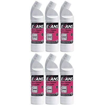 Evans Vanodine Quick & Efficient Bathroom Toilet Cleaner & Descaler 1 Litre (6 x 1 Litre) Evans Vanodine Quick & Efficient Bathroom Toilet Cleaner & Descaler 1 Litre (6 x 1 Litre)