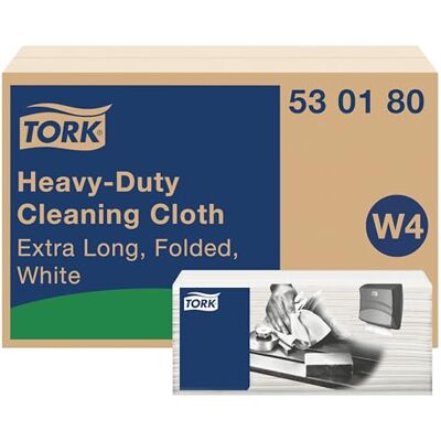Tork 530180 W4 Multi-Purpose Cleaning Wipes Extra Strong White 4 × 70 Wipes White Tork 530180 W4 Multi-Purpose Cleaning Wipes Extra Strong White 4 × 70 Wipes White
