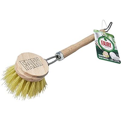 Addis Fairy Original Wooden Washing Up Dish Brush, Single Addis Fairy Original Wooden Washing Up Dish Brush, Single