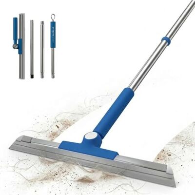 Home Harbour Floor Sweeper with 180° Flexi Blade HH5 Sweep Edge Telescopic Handle & Rubber Squeegee 50cm Silicone Head Pet Hair Remover & Window Cleaner Dust & Water Stain Remover Long Handle Home Harbour Floor Sweeper with 180° Flexi Blade HH5 Sweep Edge Telescopic Handle & Rubber Squeegee 50cm Silicone Head Pet Hair Remover & Window Cleaner Dust & Water Stain Remover Long Handle