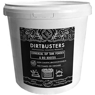 Dirtbusters Non Caustic Commercial Dip Tank and Degreasing Powder decarboniser 5 Kilos Professional Strength Product to Remove Grease and Fat Dirtbusters Non Caustic Commercial Dip Tank and Degreasing Powder decarboniser 5 Kilos Professional Strength Product to Remove Grease and Fat