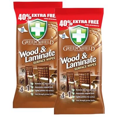 ZOPPER Wood & Laminate Surface Wipes (2 x 70 Large Wipes) Degreases & Removes Odours Extra-Strong Stain Removal Resealable Packs — Fits Flat Mop/Sweeper ZOPPER Wood & Laminate Surface Wipes (2 x 70 Large Wipes) Degreases & Removes Odours Extra-Strong Stain Removal Resealable Packs — Fits Flat Mop/Sweeper