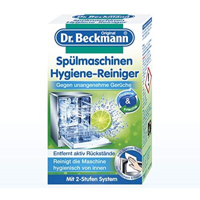 Dr. Beckmann 3 x Dishwasher Hygiene Cleaner Each Contains 75g + Moist Cloth Against Unpleasant Odours with a Citrus Scent Cleans all Dishwashers from the Inside Dr. Beckmann 3 x Dishwasher Hygiene Cleaner Each Contains 75g + Moist Cloth Against Unpleasant Odours with a Citrus Scent Cleans all Dishwashers from the Inside