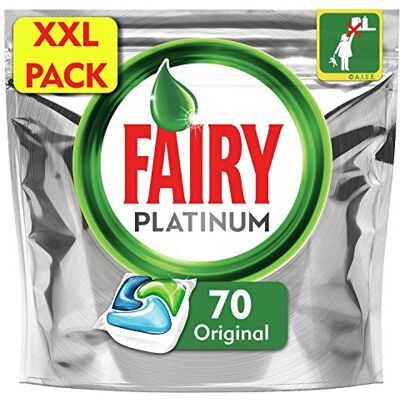 Fairy Platinum Original DishWasher Tablets, 70 Tablets Fairy Platinum Original DishWasher Tablets, 70 Tablets