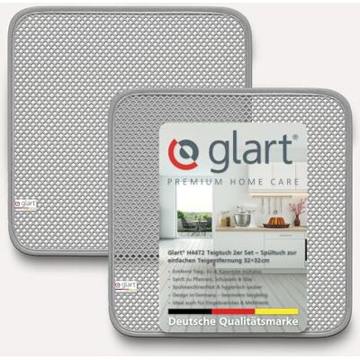 Glart H44T2 Dough Cleaning Cloths •2-Pack 32×32 cm • Removes Dough Residue from Bowls, Whisks, Silicone & Steel • Scratch-Free Reusable Net Wipes • Dishwasher Safe Kitchen Tool for Baking & Cooking Glart H44T2 Dough Cleaning Cloths •2-Pack 32×32 cm • Removes Dough Residue from Bowls, Whisks, Silicone & Steel • Scratch-Free Reusable Net Wipes • Dishwasher Safe Kitchen Tool for Baking & Cooking
