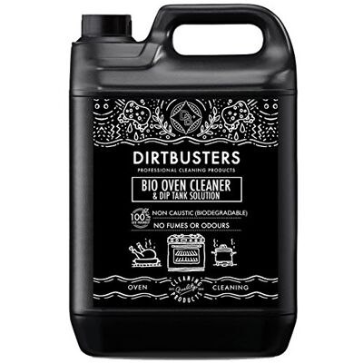 Dirtbusters Bio Oven Cleaner and dip tank solution 1x5 litres concentrate As Used By Oven Cleaning Companies Professional formula non caustic safe but powerful bio degradable, Eco Friendly Dirtbusters Bio Oven Cleaner and dip tank solution 1x5 litres concentrate As Used By Oven Cleaning Companies Professional formula non caustic safe but powerful bio degradable, Eco Friendly