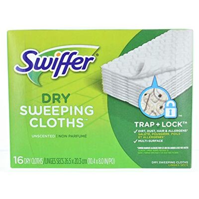 Swiffer Sweeper Dry Sweeping Cloths 16 ea (Pack of 2) Swiffer Sweeper Dry Sweeping Cloths 16 ea (Pack of 2)