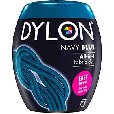 Dylon 350g Machine Fabric Dye Pod-Navy Blue, 3 Dylon 350g Machine Fabric Dye Pod-Navy Blue, 3