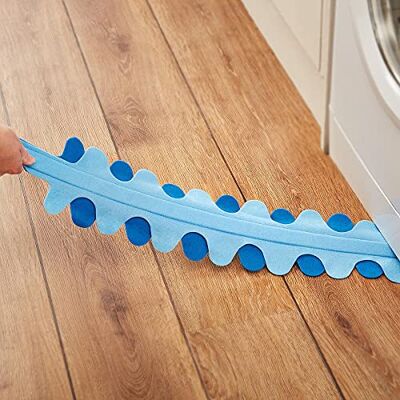 Coopers of Stortford Long-Reach Flat Flexible Cleaning Dusters 80cm with Machine Washable Fabric Heads Blue 2 Pack Coopers of Stortford Long-Reach Flat Flexible Cleaning Dusters 80cm with Machine Washable Fabric Heads Blue 2 Pack