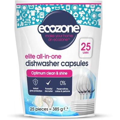 Ecozone Elite - 25 capsules - Dishwasher capsules Ecozone Elite - 25 capsules - Dishwasher capsules