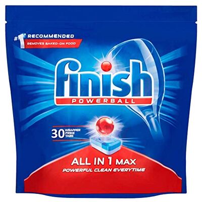 Finish All in 1 Max Dishwasher Tablets Original, 30-Count Finish All in 1 Max Dishwasher Tablets Original, 30-Count