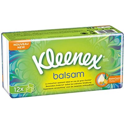 Kleenex Balsam 12 Tissues (Pack of 4) Kleenex Balsam 12 Tissues (Pack of 4)