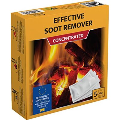 Hansa Concentrated Soot Creosote Remover Efficient Flue and Chimney Cleaner Sweeper (5 Packs x 50 g) Hansa Concentrated Soot Creosote Remover Efficient Flue and Chimney Cleaner Sweeper (5 Packs x 50 g)