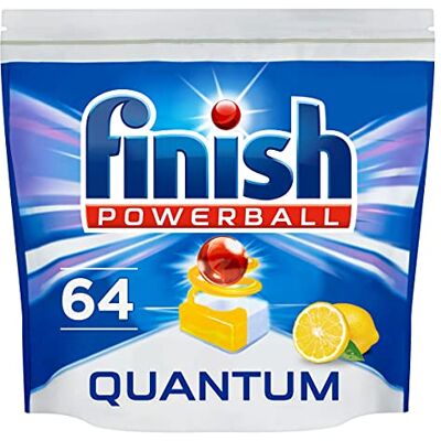 Finish Powerball Quantum Lemon Sparkle Dishwasher Finish Powerball Quantum Lemon Sparkle Dishwasher