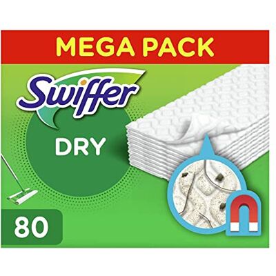 Swiffer Floor Cleaner Dry Floor Cloths Refill 80 Pieces Swiffer Floor Cleaner Dry Floor Cloths Refill 80 Pieces