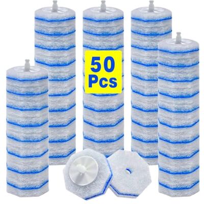 Choneight 50 Count Disposable Toilet Brush Refills for Clorox Toilet Cleaning System Choneight 50 Count Disposable Toilet Brush Refills for Clorox Toilet Cleaning System
