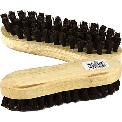 Sterling Ventures Traditional Wooden Hand Brush Scrubber 7" (2) Sterling Ventures Traditional Wooden Hand Brush Scrubber 7" (2)
