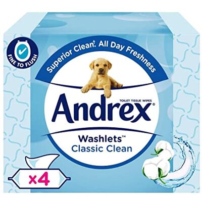 Andrex - Classic Clean - Micellar Water - Wipes Andrex - Classic Clean - Micellar Water - Wipes