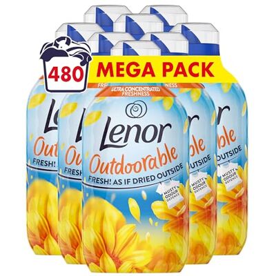 Lenor Outdoorable Fabric Conditioner 480 Washes (8x60), Summer Breeze Ultra Concentrated Freshness Lenor Outdoorable Fabric Conditioner 480 Washes (8x60), Summer Breeze Ultra Concentrated Freshness