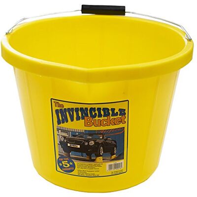 Invincible Builders Building Bucket Yellow Heavy Duty Strong Fast Postage Invincible Builders Building Bucket Yellow Heavy Duty Strong Fast Postage