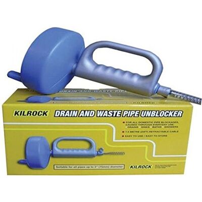 Kilrock Drain And Waste Pipe Unblocker 7.5M Kilrock Drain And Waste Pipe Unblocker 7.5M