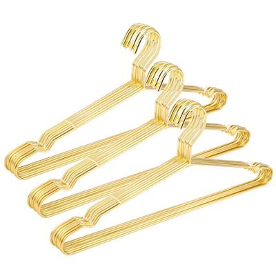 Jetdio 17.7" Strong Metal Wire Clothes Hangers, Coat, Standard Suit Hangers, Ideal for Everyday Use, 30 Pack, Gold Jetdio 17.7" Strong Metal Wire Clothes Hangers, Coat, Standard Suit Hangers, Ideal for Everyday Use, 30 Pack, Gold