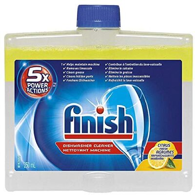 Finish - Dual Action Dishwasher Cleaner - 2 x 250 ml - cleaner Finish - Dual Action Dishwasher Cleaner - 2 x 250 ml - cleaner
