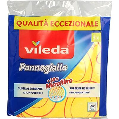 Vileda Cloth Yellow Pcs.3 Vileda Cloth Yellow Pcs.3