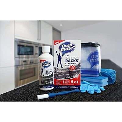Oven Mate 2 x Just for Racks Cleaning Gel Kit with Gloves, Bags, Sponge & More! Oven Mate 2 x Just for Racks Cleaning Gel Kit with Gloves, Bags, Sponge & More!