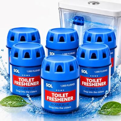 SOL - Ocean Blue 70g - 6pk - Toilet Freshener SOL - Ocean Blue 70g - 6pk - Toilet Freshener