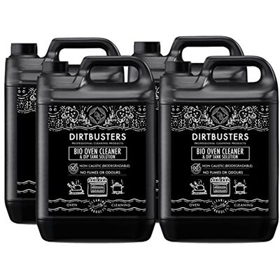 Dirtbusters Bio Oven Cleaner and dip Tank Solution Concentrate 4 X 5 litres Safe and bio degradable Dirtbusters Bio Oven Cleaner and dip Tank Solution Concentrate 4 X 5 litres Safe and bio degradable
