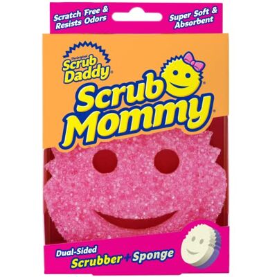 Scrub Daddy Scrub Mommy Cleaning Sponges, Single Pack, Pink Scrub Daddy Scrub Mommy Cleaning Sponges, Single Pack, Pink