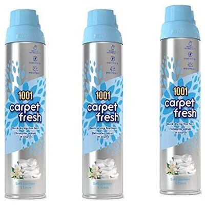 1001 3X Carpet Fresh Soft Jasmine and Linen Odour Remover 300ml 1001 3X Carpet Fresh Soft Jasmine and Linen Odour Remover 300ml
