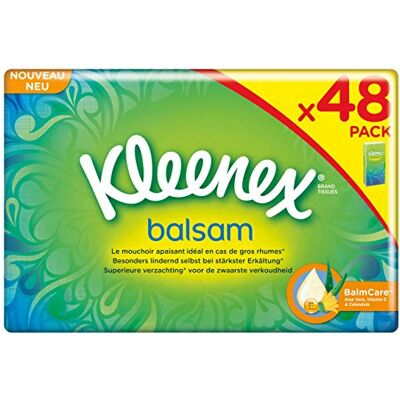 Kleenex Balsam Tissues – 48 Packets Kleenex Balsam Tissues – 48 Packets