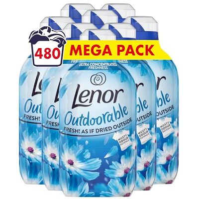Lenor Outdoorable Fabric Conditioner 480 Washes (8x60), Spring Awakening Ultra Concentrated Freshness Lenor Outdoorable Fabric Conditioner 480 Washes (8x60), Spring Awakening Ultra Concentrated Freshness