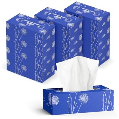 by Amazon 3-Ply Facial Tissues, 1080 Sheets, (12 Packs of 90 Sheets) by Amazon 3-Ply Facial Tissues, 1080 Sheets, (12 Packs of 90 Sheets)