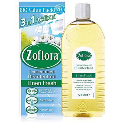 Zoflora - Antibacterial Multi-Purpose - Linen Fresh - Disinfectant Zoflora - Antibacterial Multi-Purpose - Linen Fresh - Disinfectant