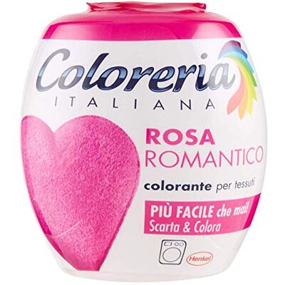 Coloreria Italiana Grey Washing Machine Dye for Fabrics and Clothes, Romantic Pink, 1 Pack, 350 g Coloreria Italiana Grey Washing Machine Dye for Fabrics and Clothes, Romantic Pink, 1 Pack, 350 g